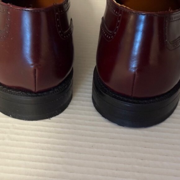 New/Without box -  Bostonian Classics Burgundy Wingtip Toe Oxford Shoes: 11 D/B - Picture 5 of 9